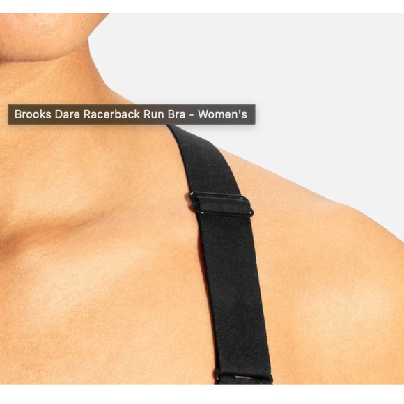 🖤Brooks 34C (32 DD) Black Adjustable Racerback Run Sports Bra 🖤 - Picture 13 of 14